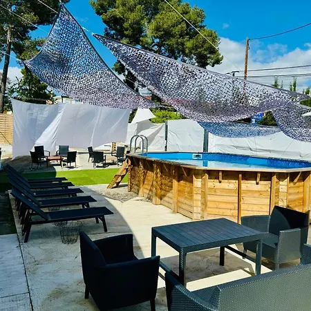Bungalow Avec Piscine Antibes Buitenkant foto